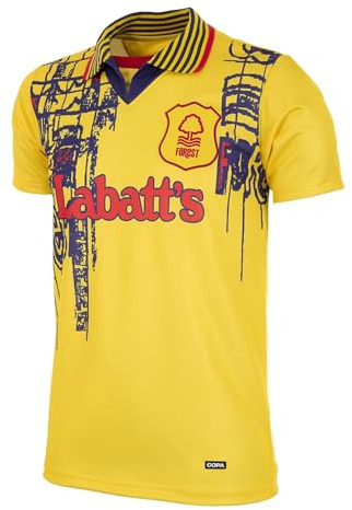 COPA - Retro Auswärtstrikot Herren - Nottingham Forest 1995/97 - Gelb - 100% Polyester