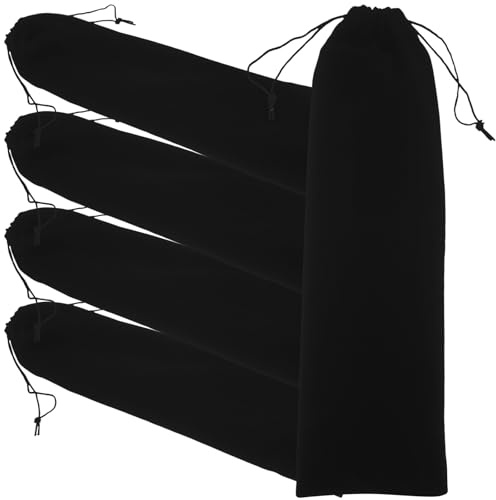 GAROZATION 5 Stück Teiliges Haartools Aufbewahrungstaschen aus Strapazierfähigem Velours Hitzeschutzbeutel für Lockenstab und Glätteisen Praktische Reise Organizer für Haarstyling Zubehör
