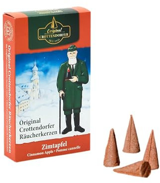 Crottendorfer Räucherkerzen - Zimtapfel, 24 Stück