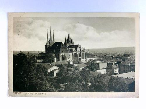 Postkarte: Erfurt vom Petersberge