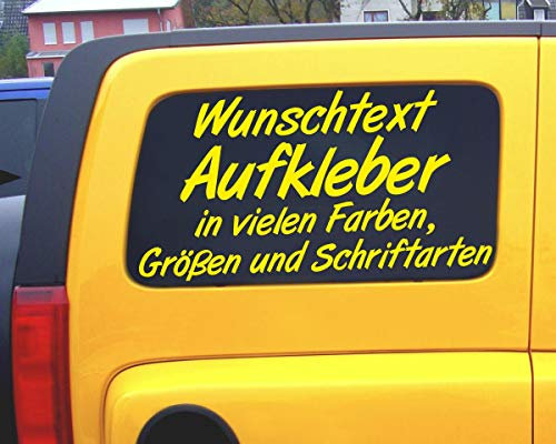 Samunshi® Autoaufkleber Name Aufkleber Wunschname Tunning Sticker Motorrad