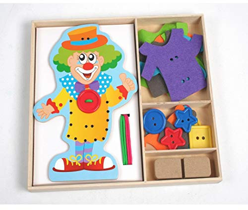 Clown-Schachtel mit Kleidern 52627