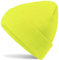 HatStar Wintermütze | Damen Beanie Mütze | Herren Feinstrick Beanie | für Frauen Männer Unisex | Cuffed Hats Weich & Warm (neon gelb)