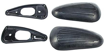 Halteblech mit Kniekissen schwarz im Satz für AWO Sport 425