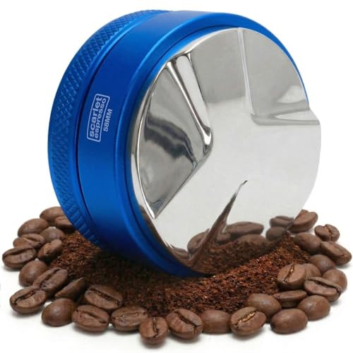 scarlet espresso | Kaffee Distributor »Grande TRE« – Kaffeverteiler für gleichmäßige Verteilung im Siebträger 5–13mm einstellbar – Leveler für präzise Espresso-Zubereitung – 58,5 mm