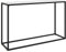 vidaXL Konsolentisch Konsole Beistelltisch Flurtisch Sideboard Frisiertisch Wandtisch Schminktisch Ablagetisch Weiß 120x35x75cm Hartglas