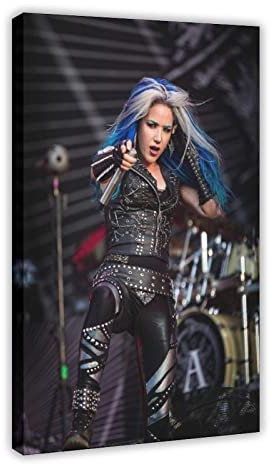 RIPEX Alissa White Gluz Singer Leinwand Poster Schlafzimmer Dekor Sport Landschaft Büro Zimmer Dekor Geschenkrahmen Stil 08x12inch (20x30cm)