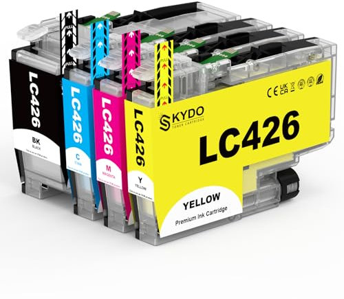 LC426 LC 426 Patronen Kompatibel für Brother LC426 LC 426 LC-426VAL Druckerpatronen für Brother MFC-J4340DW, MFC-J4540DW, MFC-J4540DWXL(4er-Pack)