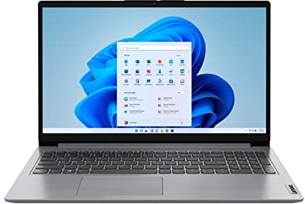 Lenovo IdeaPad 1 15AMN7 15.6 HD Laptop AMD Ryzen 3 7320U 8GB DDR5 RAM 256GB SSD Windows 11 (Renewed)