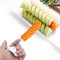 2pcs / Set Vegetable Spiral Cutter, Manual Potato Carrot Cucumber Carving Roller Tool, Spiral Cutter Kitchen Knife Accessories Multipurpose Tools Potato Fruit Slicer Cutter for Home Kitchen