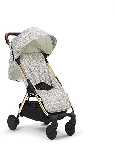 Elodie Details Mondo Stoller® Kinderwagen von Geburt bis 4 Jahre (22 kg) – flache Liegeposition, einhändig zusammenklappbar und lenkbar, leichter Reisebuggy in Kabinengröße – Wüstenregen