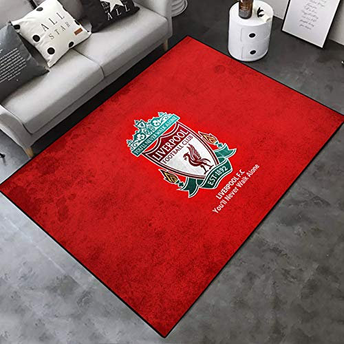 MUICIN Teppich Liverpool Fans, Sport Thema, Rot, 140 * 200cm