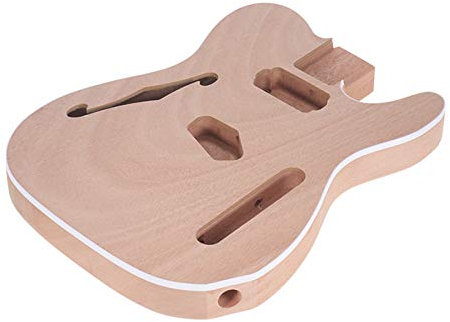 KOCAN Unvollendeter E-Gitarren-Korpus, Mahagoni, DIY-Korpus, F-Gitarre