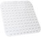 Tapis De Douche Antidérapant, 48 x 48 cm Tapis Anti Dérapant avec Ventouses, Lavable en Machine, Carré, Blanc, pour Personnes âgées, Femmes Enceintes et Enfants