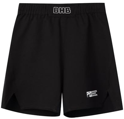 Kids BJJ Shorts MMA Fight Shorts, Youth Athletic Shorts, No-Gi Brazilian Jiu Jitsu, Kick Boxing Shorts for Boys Girls White