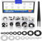 Glarks 209 pièces 65mn acier denture intérieure étoile rondelles de verrouillage et 304 inox rondelles de verrouillage rapide Kit combiné de 9 tailles Push - in rondelles de verrouillage avec pinces