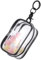 Toyvian Clear Figures Display Bag, Portable Figures Storage Bag with Keychain Mini Doll Hanging Blinds Box Decorative Zipper Dustproof Collectible Figure Case