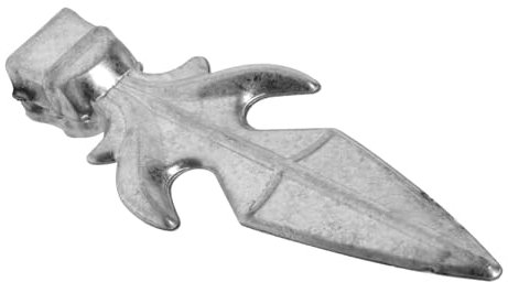 UKCOCO Wrought Iron Fence Topper Finial Pointed Metal Post Caps for Garden Decoration Decorative Iron Spikes for Fence Posts Suitable for Outdoor Gates and Yards