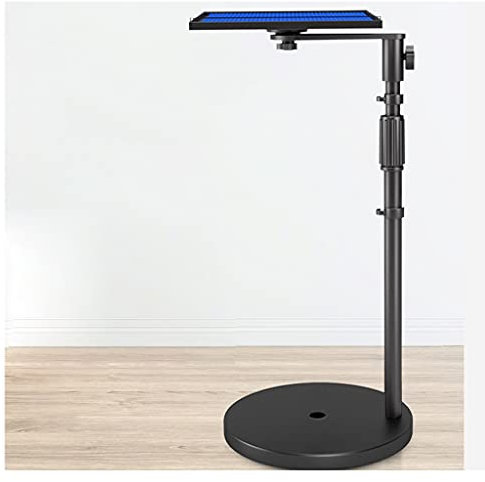 Xumh2024-3 Beamer Halterung Projektorablageständer, Stabiler Bodenprojektorständer, beschwerter Doppelloch-Projektorständer, höhenverstellbar, geeignet for Büro und Zuhause Projektor Halterung