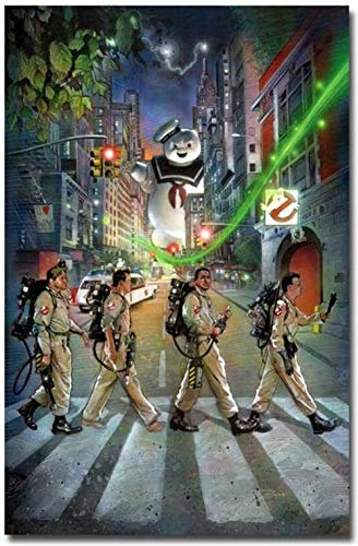 IGHSNZUH Wooden Jigsaw Puzzles Ghostbusters Classic Movie Poster 1000 Piece, Adults Brain Teasers Games Intelligence Jigsaws 50X75Cm