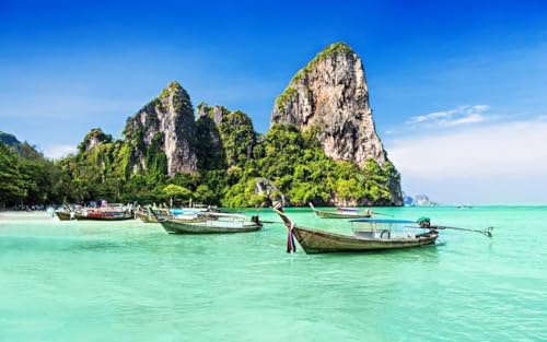 1000 piece Puzzle for Adults Jigsaw Puzzles PHUKET THAILAND SKYLINE GLOSSY POSTER PICTURE PHOTO PRINT island beach view A047 Challenging Puzzles for Friends Family