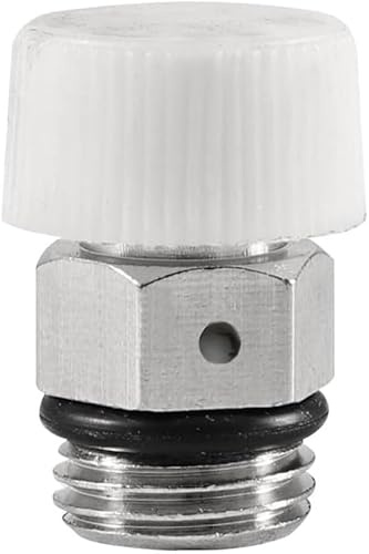 Copper Thread Bleed Valve Radiator Bleed Valve for Heating Systems, 2 Pack Automatic Air Release Valve Compatible With Central Heating(Copper 1/2), Enhanced Durability, Suitable for Professional an...