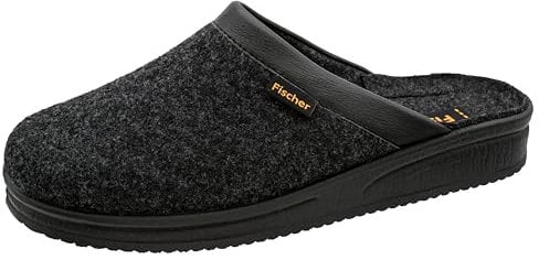 Fischer Andy, Herren Pantoffeln, Schwarz (anthrazit 205), 44 EU (9 UK)