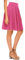 Urban Coco Gonna Midi Basica da Donna Versatile Elasticizzata Svasata Casual a Vita Alta, Rosa, M