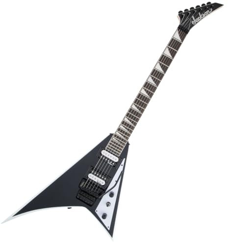 Jackson JS32 Rhoads Black w/White Bevels - E-Gitarre
