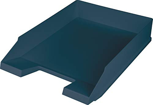 Helit H2661634 - Briefablage the green staff, DIN A4-C4, aus Recycling-Kunststoff Blauer Engel zertifiziert, blau, 1 Stück