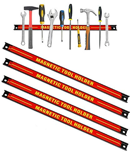 Magnetleiste Werkzeughalter Magnet Werkzeugleiste Magnetisch Werkzeugholder Magnetschiene Wandhalter (4 x 50cm)