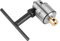 Mini herramienta de mandril de taladro de cola de torno de metal, portabrocas y llave de montaje cónico JTO de 0,3-4 mm micro con llave de mandril para taladro eléctrico de torno para eje de motor de