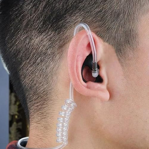 Demeras 10 pièces Tube de Bobine Acoustique de Remplacement pour Talkie walkie Tube d'air écouteurs Casque pour Radios bidirectionnelles