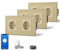BSEED Schuko Wifi Steckdose 16A Smart Alexa Glassteckdose, 3 er Pack Doppelsteckdose 2 Weg Gold 157mm Unterputz-Installation APP-Steuerung Arbeit mit Alexa/Google Home DIY Free Spin Nur 2.4 GHz