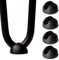 Drenky Tischbeinschoner für Hairpinlegs, Bodenschutz Aus PP für Tischbeine 4 Stück Haarnadel-Beine Fußschutz rutschfeste Universal für 12mm