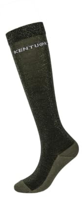 Kentucky - Socken glitzer Tannengrün 41/46