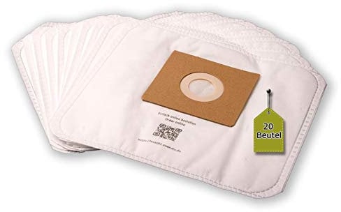 Lot de 20 sacs d'aspirateur compatibles avec NILFISK ONE LBB10P05A-HB15 Basic EU + 2 micro-filtres similaires aux sacs d'aspirateur NILFISK ONE…