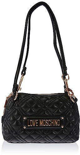 Love Moschino Damen Schultertasche, Nero