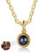 lorajewel Personalisiert Foto Projektion Halskette für Damen Kette mit Bild Anhänger Silber Vergoldet Kette Erinnerungs Schmuck Geschenk für Mutter Kind Kette Mutter und Tochter Gold…
