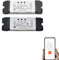 Apri porta da garage Smart WLAN, controllo APP, funziona con Alexa Goolge Home, funzione temporizzazione, controllo vocale, apriporta del garage universale, nessun hub richiesto, AC 85-250 V