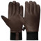 Harssidanzar Herren Lederhandschuhe mit Fleece gefüttert für kaltes Wetter, Winter Warm Goatskin Touchscreen Handschuhe HM002EU,Braun, Größe L