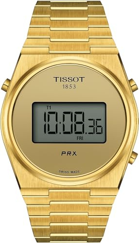 Tissot Herren Digital Quarz Armbanduhr PRX