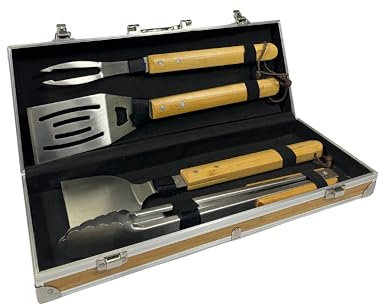 MASTRAD - Malette Barbecue - 4 ustensiles