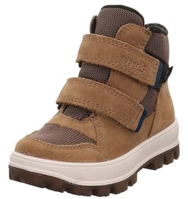 Superfit Jungen TEDD warm gefütterte Sympatex Stiefel, BRAUN/BLAU 3010