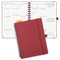 POPRUN Kalender 2025 Wochenplaner Ringbuch mit Softcover, ca. A5 (22 x 16,5 cm), 12-Monate-Terminplaner (Jan.2025-Dez.2025) 1 Woche 2 Seite mit 100 GSM FSC®-Zertifiziertem Papier - Burgunderrot