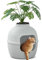keygarzone Plant Hidden Cat Litter Box, Best Gift for Cats and Cat Lovers, Carbon Filter & 3.3LBs Real Stones, DIY Solutions for Home Decor, Light Gray