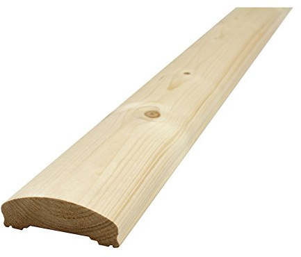 Handlauf für Holzbalkon - Nordische Fichte - 2115/5 Fi (1950x115x40mm)