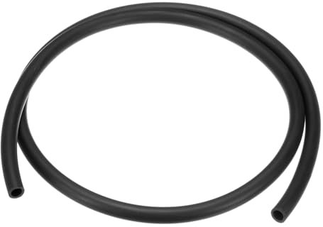 M METERXITY Lubricating Oil Hoses, 7mm ID x 10mm (3/8 Inch) OD 3.28FT Rubber Tubing Hose Pipe for Irrigation/Small Equipment/Outdoor/Garden Water Tubing [Black]