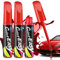 Penriter 3 Stück Auto Lackstift Rot, Glänzend Lackstifte Für Auto Kratzer[36ml], Autolackstif mit Präzisionspinsel, Auto Reparatur Lack, Autolack Kratzer Entferner Lackstift Auto Lackreparaturstift