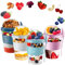 Vingardium Leviosa Yogurt Pots Reusable 20 Oz Overnight Oats Container with Lid & Spoon BPA free Breakfast Pots to GO Cereal On the Go Dishwasher Safe Lunch Oatmeal Jars (Set of 4 (New))